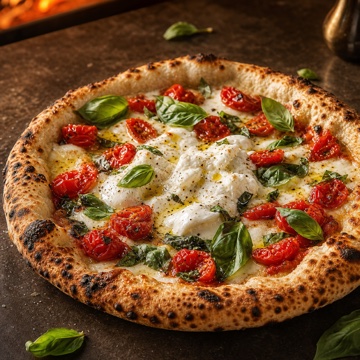Pizza de burrata